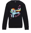 Детский Свитшот Sparkle rainbow dash pony Черный фото