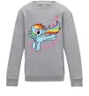 Детский Свитшот Sparkle rainbow dash pony Серый меланж фото