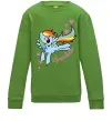 Детский Свитшот Sparkle rainbow dash pony Лаймовый фото