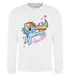 Свитшот Sparkle rainbow dash pony Белый фото