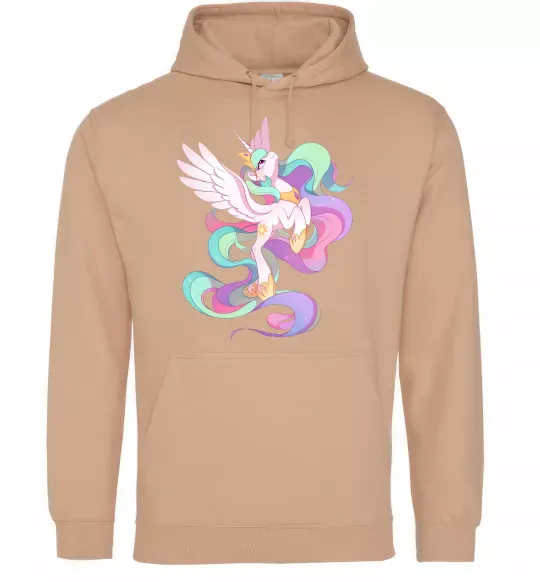 Женская толстовка (худи) Silestia Песочный фото