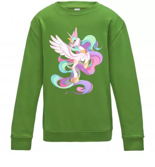 Дитячий світшот Silestia Лаймовий фото