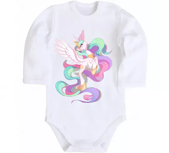 Детский боди Silestia Белый фото