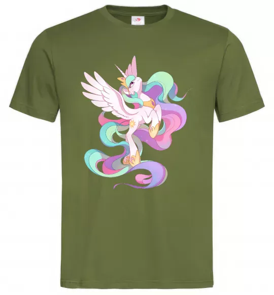 Мужская футболка Silestia Оливковый фото