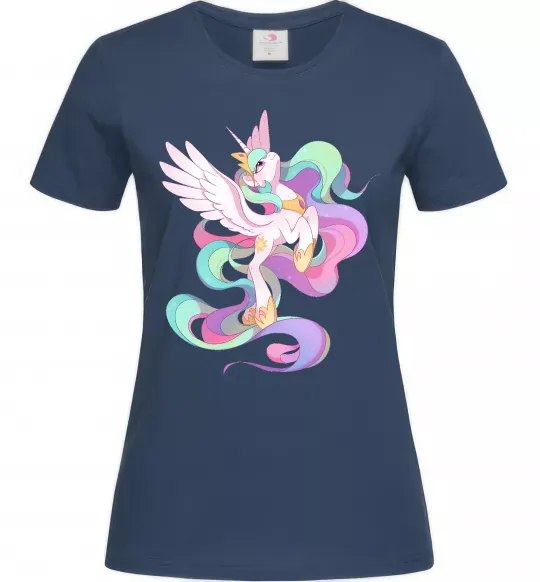 Жіноча футболка Silestia Темно-синій фото