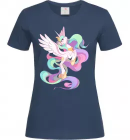 Женская футболка Silestia Темно-синий фото