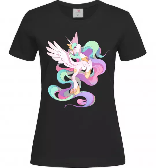 Жіноча футболка Silestia Чорний фото