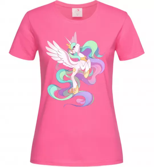 Жіноча футболка Silestia Яскраво-рожевий фото