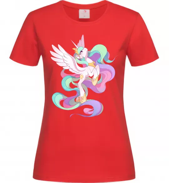 Жіноча футболка Silestia Червоний фото