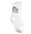 Носки Rainbow dash Белый фото