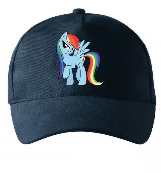 Кепка Rainbow dash Темно-синий фото