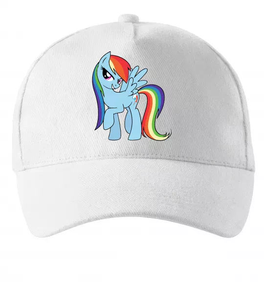 Кепка Rainbow dash Белый фото