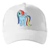 Кепка Rainbow dash Белый фото