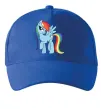Кепка Rainbow dash Ярко-синий фото