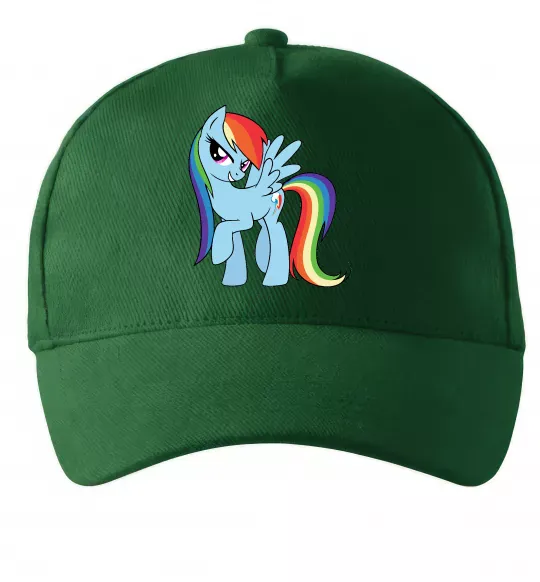 Кепка Rainbow dash Темно-зеленый фото