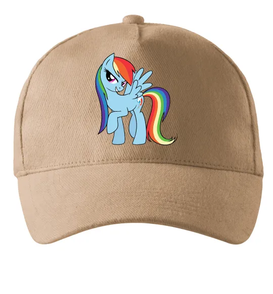Кепка Rainbow dash Песочный фото