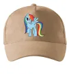 Кепка Rainbow dash Песочный фото