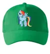 Кепка Rainbow dash Зеленый фото