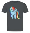 Чоловіча футболка Rainbow dash Графіт фото