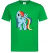 Чоловіча футболка Rainbow dash Зелений фото