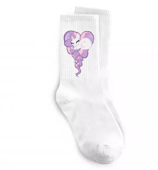 Носки Pony dream heart Белый фото