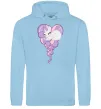 Чоловіча толстовка (худі) Pony dream heart Блакитний фото