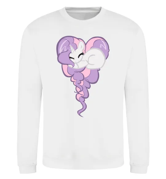 Свитшот Pony dream heart Белый фото