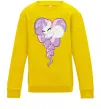 Детский Свитшот Pony dream heart Солнечно желтый фото