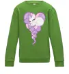 Детский Свитшот Pony dream heart Лаймовый фото