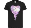 Детская футболка Pony dream heart Черный Детская футболка Pony dream heart Черный фото
