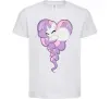 Детская футболка Pony dream heart Белый Детская футболка Pony dream heart Белый фото