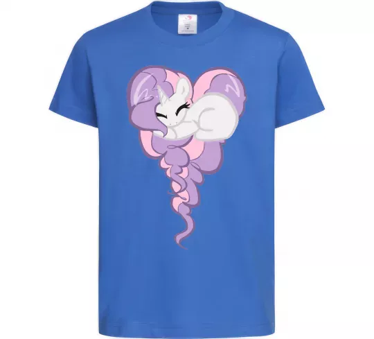Детская футболка Pony dream heart Ярко-синий фото