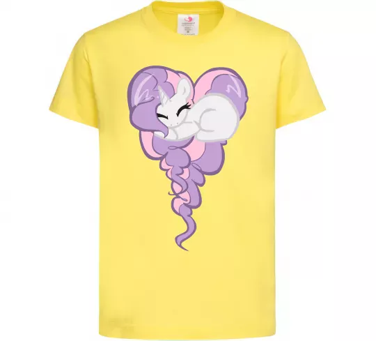 Детская футболка Pony dream heart Лимонный фото