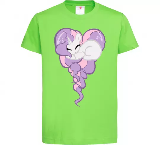 Детская футболка Pony dream heart Лаймовый фото