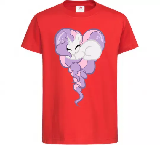 Детская футболка Pony dream heart Красный фото