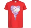 Детская футболка Pony dream heart Красный Детская футболка Pony dream heart Красный фото