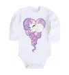 Детский боди Pony dream heart Белый фото
