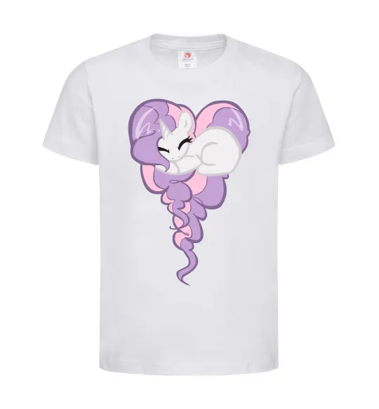 Детская футболка Pony dream heart Белый фото