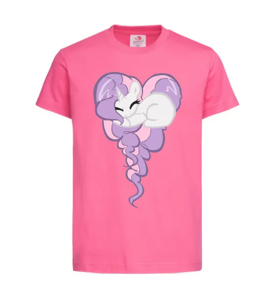 Детская футболка Pony dream heart Ярко-розовый фото