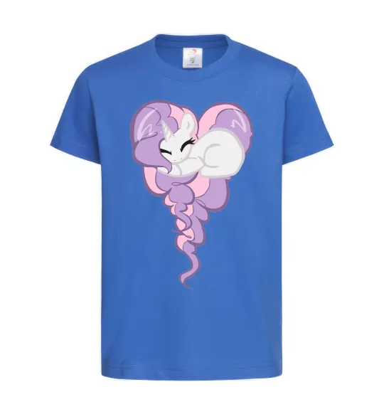 Детская футболка Pony dream heart Ярко-синий фото