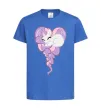 Детская футболка Pony dream heart Ярко-синий фото