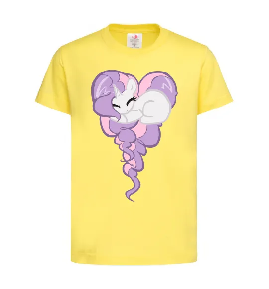 Детская футболка Pony dream heart Лимонный фото