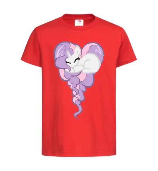 Детская футболка Pony dream heart Красный фото