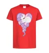 Детская футболка Pony dream heart Красный фото