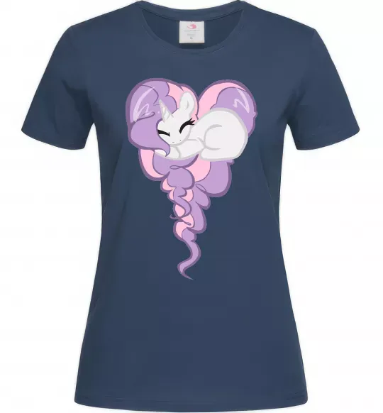Женская футболка Pony dream heart Темно-синий фото
