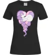 Женская футболка Pony dream heart Черный фото