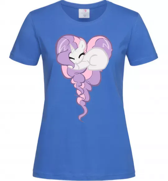 Женская футболка Pony dream heart Ярко-синий фото
