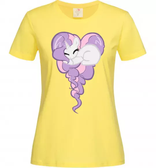 Женская футболка Pony dream heart Лимонный фото