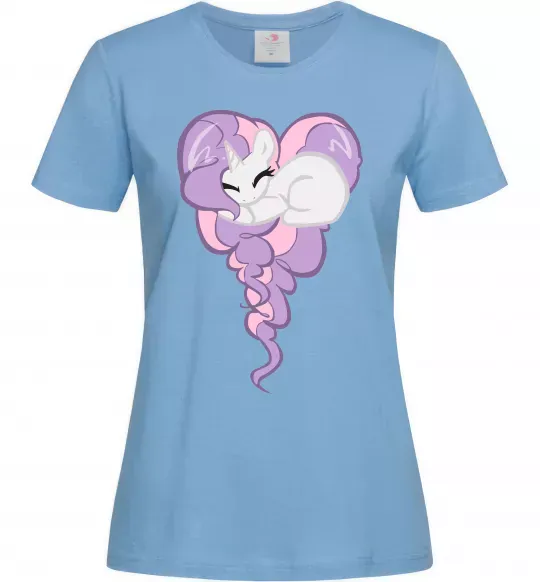 Женская футболка Pony dream heart Голубой фото