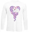 Лонгслив Pony dream heart Белый фото